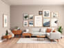 create interior mood board, shopping list, floor plan