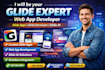 be your glide expert, web app developer, glide developer, glide apps, glide ai