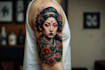 making a japanese style tattoo art