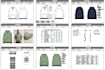 design flat tech pack clothing garments fashion specificatio