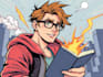 comic book illustration with comic book illustrator