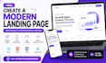 create a responsive landing page using HTML CSS react
