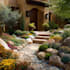 do creative xeriscape backyard landscape design