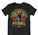 create unique dog pitbull t shirt logo