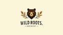 make eye catching bear head logo in my style