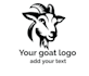 design an professional goat logo