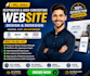 design or redesign jimdo website, hostinger website, squarespace, wix website