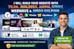 design or redesign jimdo website, hostinger website, squarespace, wix website