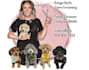 make custom hand drawn dog grooming logo