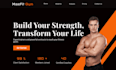 do modern gym website design