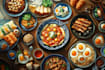 draw custom food illustrations