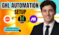 connect ghl to zapier and make com for advance  workflow automation setup