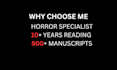 beta read your horror novel detailed report in 48hr