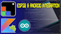 design esp32 iot with lvgl hmi and android app