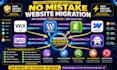migrate clone wordpress to wix to shopify to webflow to woocommerce migration