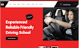 design wix driving school website motorcycle training defensive driving website