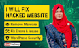 do wordpress malware removal and wordpress security fix