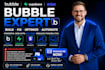 do bubble website, bubble mvp web code app, bubble saas bubble marketplace