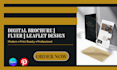 design leaflet, postcard trifold bifold digital brochure design leaflet pamphlet
