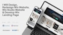 design,redesign wix website design, wix studio website, develop wix landing page