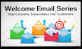 create german welcome email series flow that convert subscribers into customers