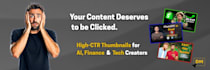 design high CTR cash cow and business thumbnails