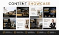 manage and design monthly real estate social media content