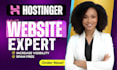 hostinger wordpress website redesign hostinger website hostinger design expert