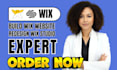 fix wix website design, build, redesign wix website, wix ecommerce, wix studio