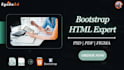 convert PSD, PDF to responsive HTML using bootstrap