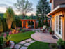 do backyard landscape design, patio, front yard design