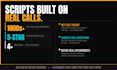 write a cold call script with objection handlers voicemail and appointment close