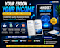 create ai ebook with content, design, and cover for passive income