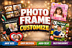 creative photo booth template design