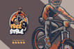 make an modern wonderful cycle, bike logo