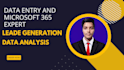 do data entry excel data analysis and photoshop editing