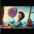 create images inspired by disney pixar style