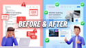 fix HTML CSS layout and custom website maintenance errors