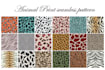 create seamless animal print pattern for textile, wallpaper