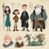create concept art, character design and illustration
