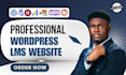 build your wordpress lms website and elearning website with learndash