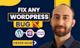 fix wordpress errors, bugs, wpml multilingual issues or woocommerce problem fast