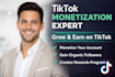 do tiktok monetization and organic growth for creator rewards program