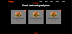 create responsive HTML CSS frontend web pages