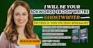 ghost write 50,000 words fiction and nonfiction ghostwriting and ebook writer