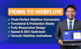 develop figma to webflow or xd design to webflow website