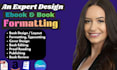 do book formatting, layout design, textbook formatting, indesign book formatting