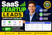 generate verified saas startup leads with CEO emails, funding data and linkedin