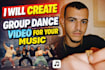 create group dance video on your song