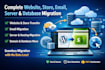 migrate wordpress website server email domain database with zero downtime
